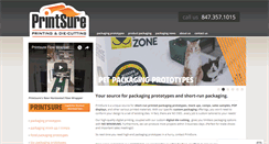 Desktop Screenshot of printsure.com